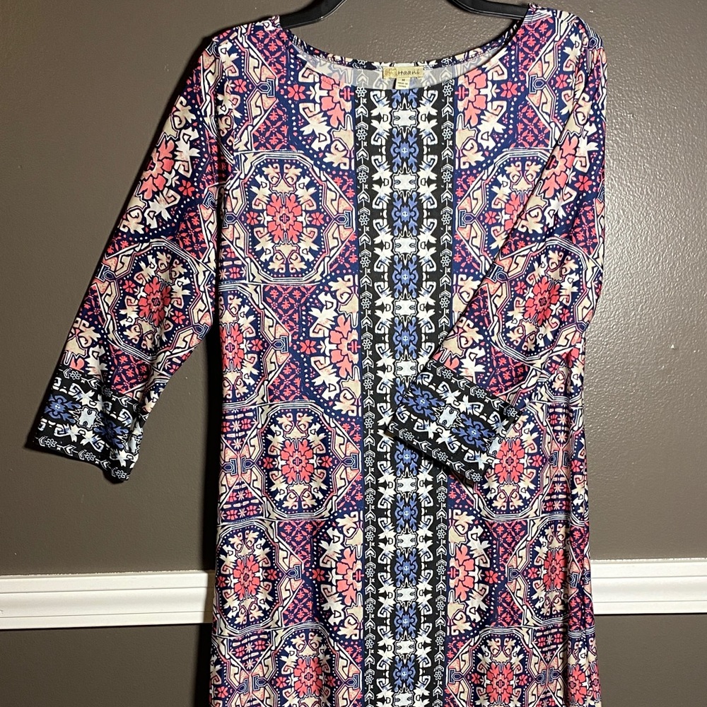 Haani Colorful Patterned Dress